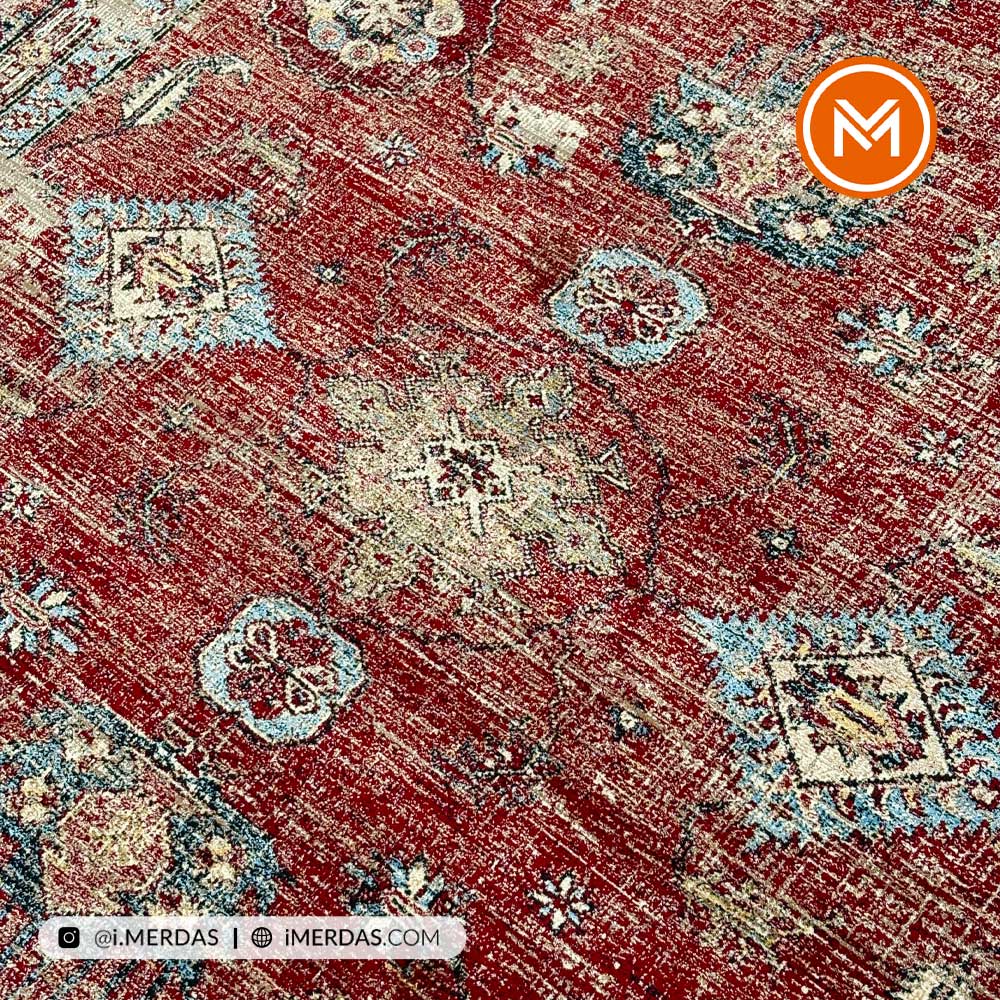 فرش وینتیج کد A1037 زمینه تمام رنگ